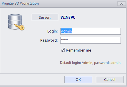 projetex_login_window