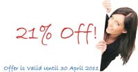 21% Off